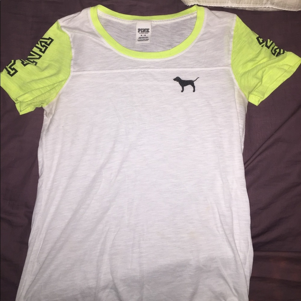 PINK sheer lounge t shirt